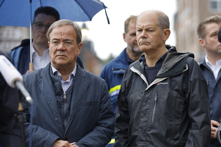 Armin Laschet und Olaf Scholz besuchen Stolberg