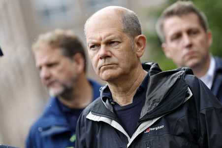 Armin Laschet und Olaf Scholz besuchen Stolberg