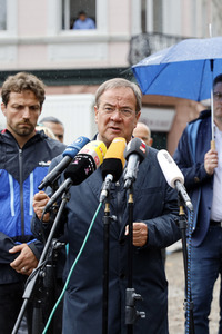 Armin Laschet und Olaf Scholz besuchen Stolberg