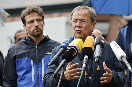 Armin Laschet und Olaf Scholz besuchen Stolberg