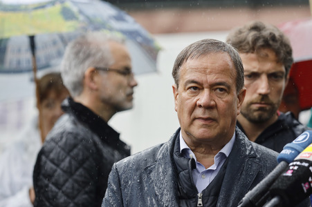 Armin Laschet und Olaf Scholz besuchen Stolberg