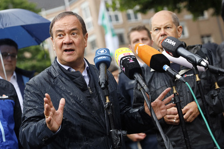 Armin Laschet und Olaf Scholz besuchen Stolberg