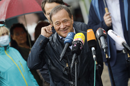 Armin Laschet und Olaf Scholz besuchen Stolberg