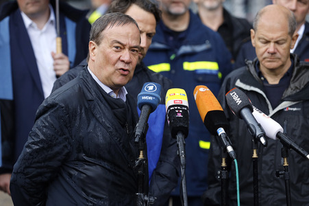 Armin Laschet und Olaf Scholz besuchen Stolberg