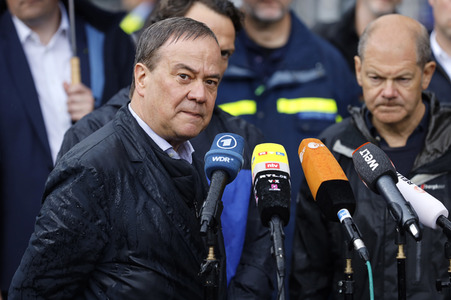 Armin Laschet und Olaf Scholz besuchen Stolberg