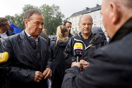 Armin Laschet und Olaf Scholz besuchen Stolberg
