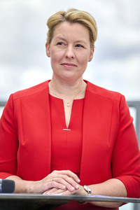 Wahlkampfveranstaltung mit Franziska Giffey in Berlin