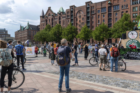 Bündnisdemo zu Klimarassismus und Klimaflucht von Friday for Future in Hamburg