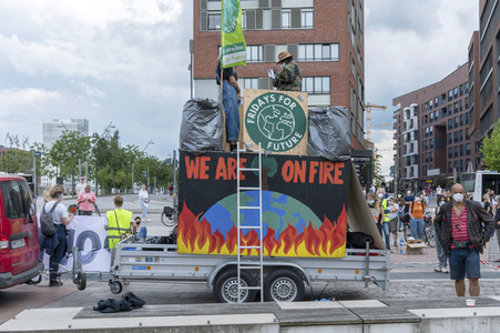 Bündnisdemo zu Klimarassismus und Klimaflucht von Friday for Future in Hamburg
