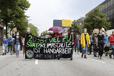 Bündnisdemo zu Klimarassismus und Klimaflucht von Friday for Future in Hamburg