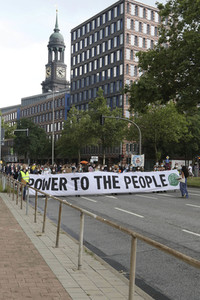 Bündnisdemo zu Klimarassismus und Klimaflucht von Friday for Future in Hamburg