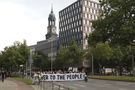 Bündnisdemo zu Klimarassismus und Klimaflucht von Friday for Future in Hamburg