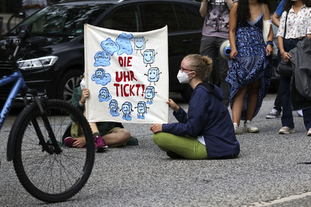 Bündnisdemo zu Klimarassismus und Klimaflucht von Friday for Future in Hamburg