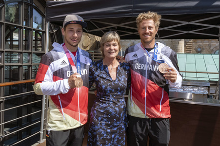 Begrüßung der Team Hamburg Olympia-Teilnehmer in Hamburg