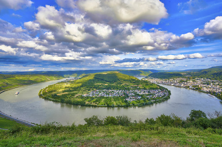 Rheinschleife bei Boppard