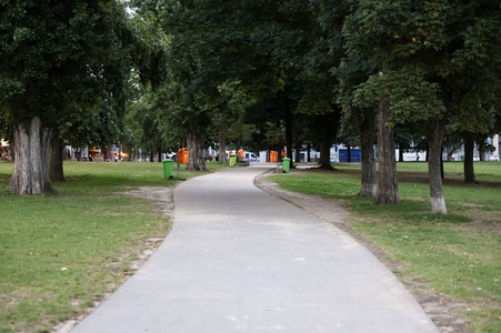 Sperrung vom James-Simon-Park in Berlin