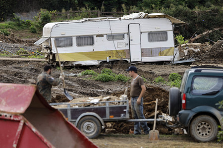 Flutschäden in der Eifel