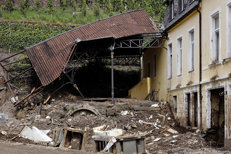 Flutschäden in der Eifel