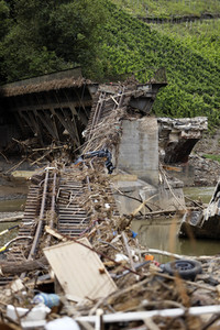 Flutschäden in der Eifel