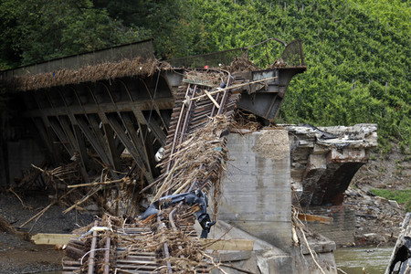 Flutschäden in der Eifel