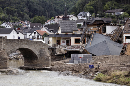 Flutschäden in der Eifel