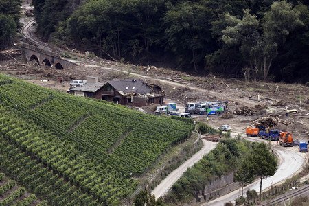 Flutschäden in der Eifel