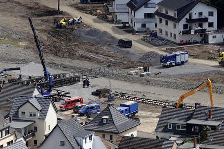 Flutschäden in der Eifel