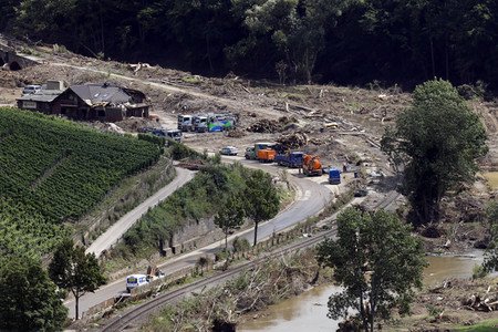 Flutschäden in der Eifel