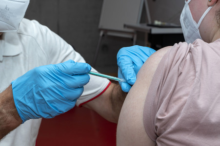 Impfaktion an der Universität Potsdam