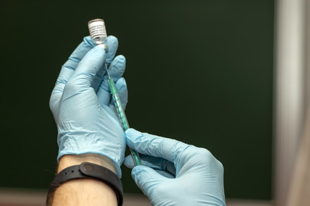 Impfaktion an der Universität Potsdam