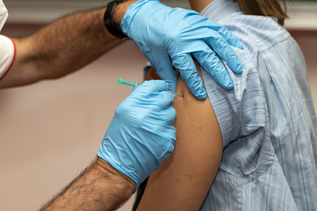 Impfaktion an der Universität Potsdam