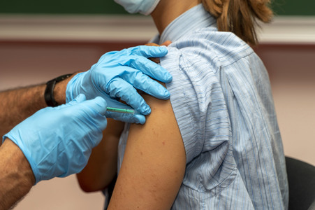 Impfaktion an der Universität Potsdam