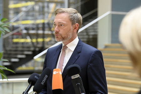 Pressestatement von Christian Lindner in Berlin