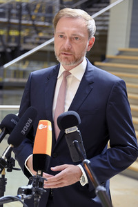 Pressestatement von Christian Lindner in Berlin