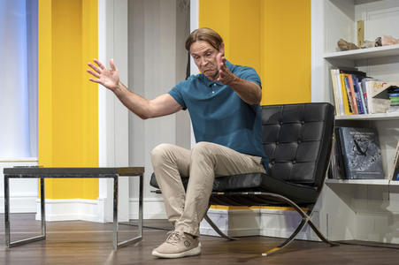 Theaterprobe 'Schuhe Taschen Männer' in Hamburg