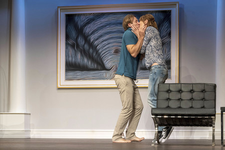 Theaterprobe 'Schuhe Taschen Männer' in Hamburg