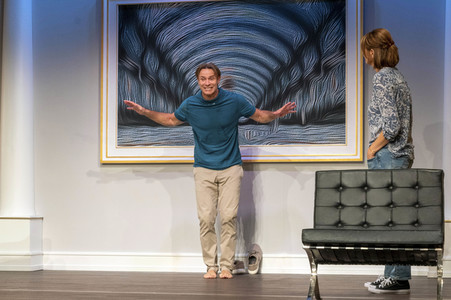 Theaterprobe 'Schuhe Taschen Männer' in Hamburg