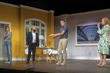 Theaterprobe 'Schuhe Taschen Männer' in Hamburg