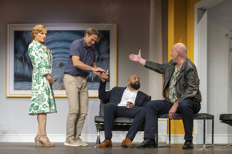 Theaterprobe 'Schuhe Taschen Männer' in Hamburg