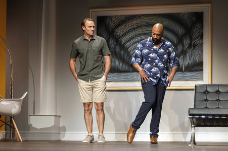 Theaterprobe 'Schuhe Taschen Männer' in Hamburg