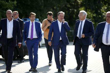 Besuch von Kanlzerkandidat Armin Laschet in Frankfurt (Oder)