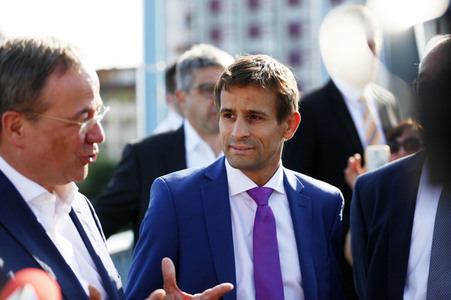 Besuch von Kanlzerkandidat Armin Laschet in Frankfurt (Oder)