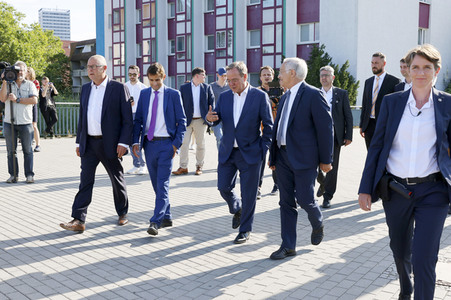 Besuch von Kanlzerkandidat Armin Laschet in Frankfurt (Oder)