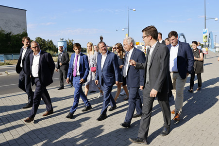 Besuch von Kanlzerkandidat Armin Laschet in Frankfurt (Oder)