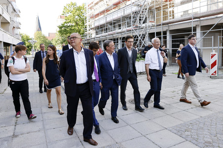 Besuch von Kanlzerkandidat Armin Laschet in Frankfurt (Oder)