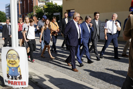 Besuch von Kanlzerkandidat Armin Laschet in Frankfurt (Oder)