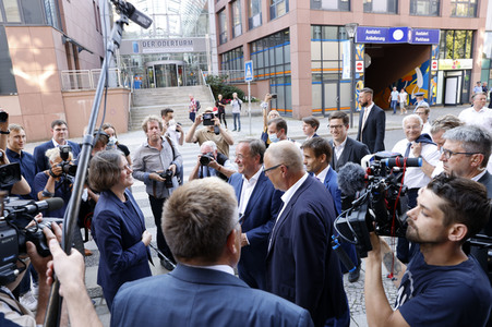 Besuch von Kanlzerkandidat Armin Laschet in Frankfurt (Oder)