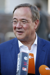 Besuch von Kanlzerkandidat Armin Laschet in Frankfurt (Oder)