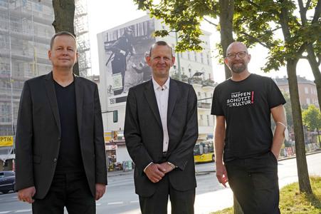Presse-Aktion anlässlich '60 Jahre Mauerbau' in Berlin