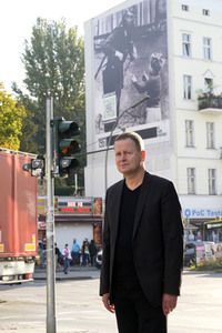 Presse-Aktion anlässlich '60 Jahre Mauerbau' in Berlin